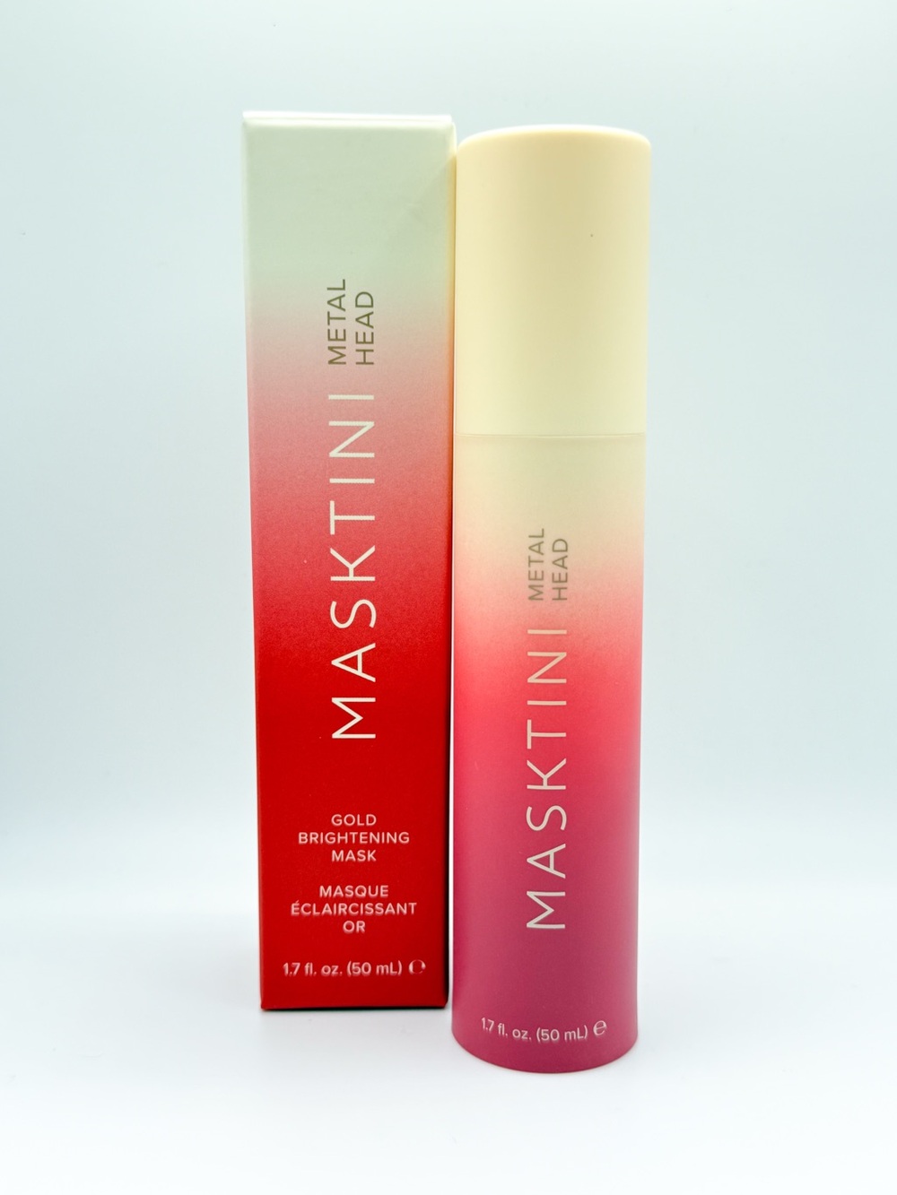 Masktini Metal Head Gold Brightening Mask - New in box
